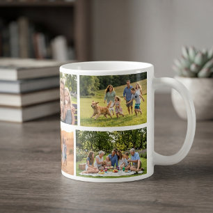 Custom Photo Collage & Personalized Picture Coffee Mug