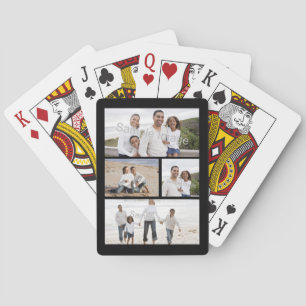 Custom Photo Collage Playing Cards