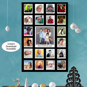 Custom Photo Collage Retro Instant Prints & Notes