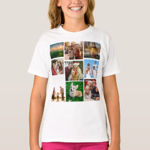 Custom Photo Collage Shirt, Custom 9 Photos T-Shirt