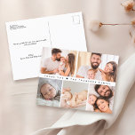 Custom Photo Collage Simple Baby Shower thank you Postcard<br><div class="desc">Express your gratitude with our "Baby Shower Photo Collage Simple Heart Thank You postcard". This charming card features a sweet, simple design and a customizable photo collage, perfect for showcasing memories from your special day. Personalize the message on the back to add a heartfelt touch, making these thank you cards...</div>