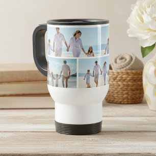 Custom Photo Collage Travel Mug