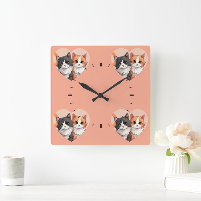 Custom Photo Collage Wall Clock (Home)