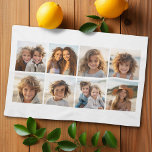 Custom Photo Collage with Square Photos Kitchen Towel<br><div class="desc">Use your favourite photo or pictures to make a fun keepsake to share with friends.</div>