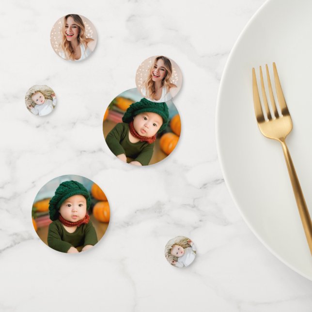 Custom Photo Confetti (Group)