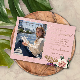 Custom Photo Congratulations Graduate Announcement