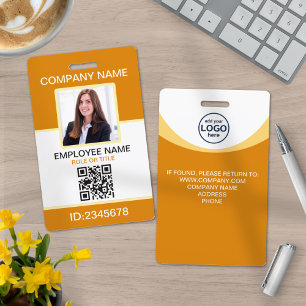 Custom photo corporate employee name tags badge