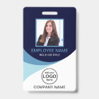 Custom photo corporate employee name tags badge