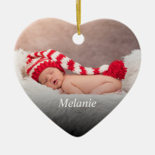 Custom Photo Create Your Own Ceramic Ornament
