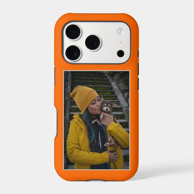 Custom Photo Create Your Own Cosmic Orange (Verso)