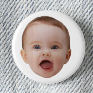 Custom Photo, Custom Photo Face 1 Inch Round Button