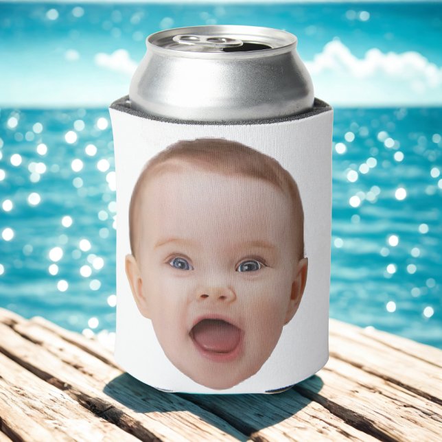 Custom Photo, Custom Photo Face Can Cooler (Creator Uploaded)