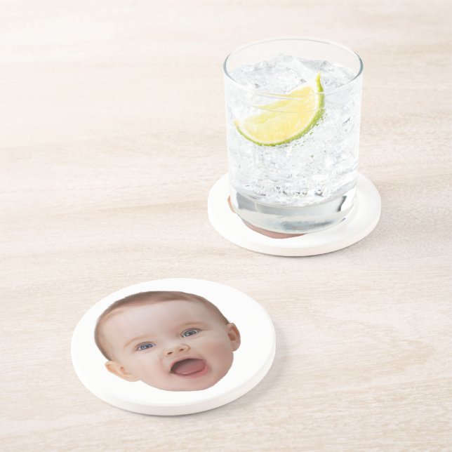 Custom Photo, Custom Photo Face Coaster (Side)