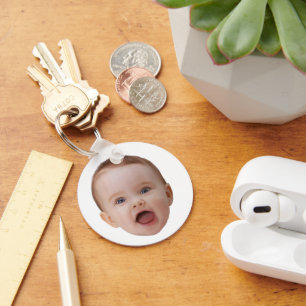 Custom Photo, Custom Photo Face Keychain