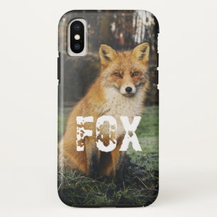 Custom photo cute Fox animal adorable nature chic Case-Mate iPhone Case