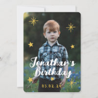 Custom Photo Cute Tiger birthday  