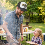 Custom Photo Dad Established Minimal Typography Trucker Hat<br><div class="desc">Honor the legend in your life with this sleek Custom Photo Trucker Hat. Designed with a bold, minimal typography style, this hat is the perfect personalized gift for Father's Day, birthdays, or new dad celebrations. The timeless black and white aesthetic ensures it becomes a daily favorite that pairs effortlessly with...</div>