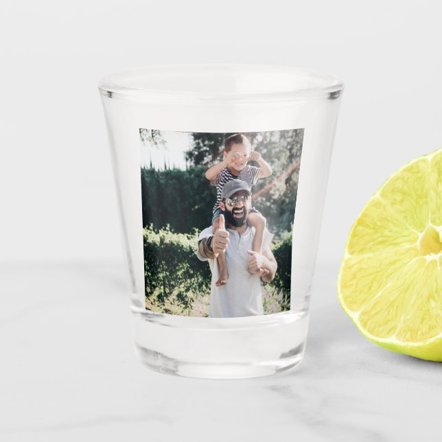 Custom Photo Design Your Own Shot Glass (Front)