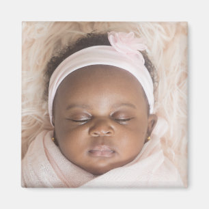 Custom Photo Design Your Own Upload Picture Square Magnet