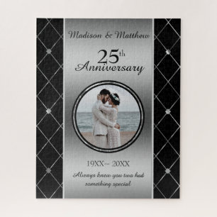 Custom Photo Diamonds Anniversary  Jigsaw Puzzle