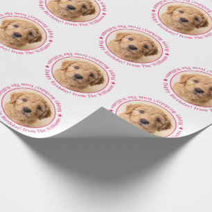 Custom Photo Dog Birthday Wrapping Paper