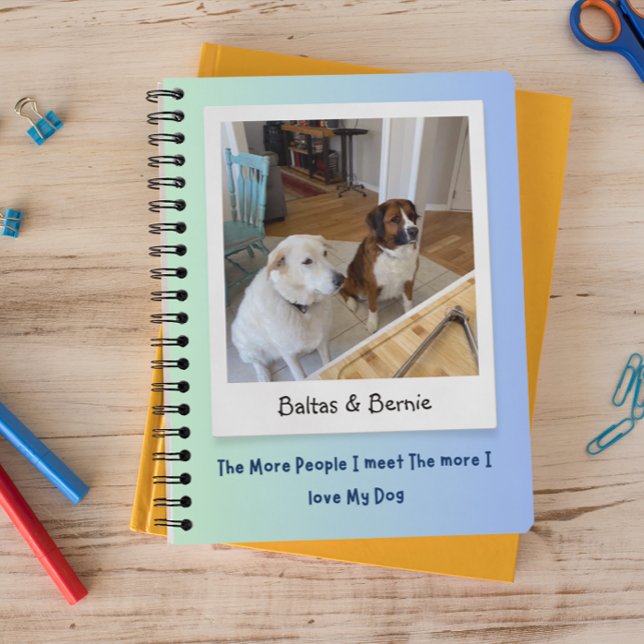 Custom Photo Dog Gift Personalized  Notebook (Creator Uploaded)