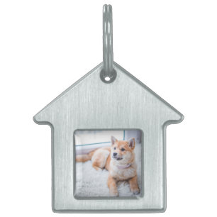 Custom Photo Dog ID Tag -Personalized Pet Tag Gift