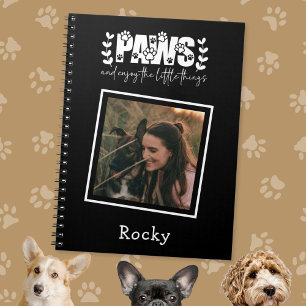 Custom Photo Dog Mom Notebook