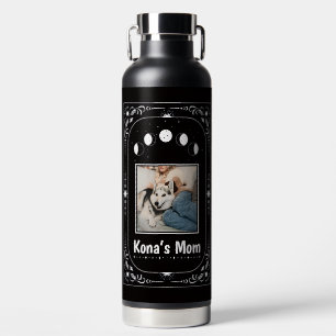 Custom Photo Dog Mom Pet Lover Personalized Gift Water Bottle