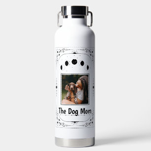 Custom Photo Dog Mom Pet Lover Personalized Tarot Water Bottle