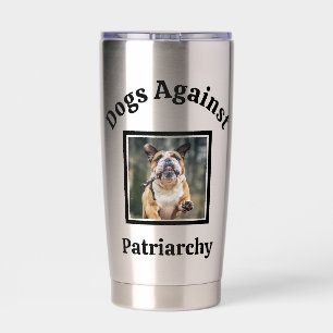 Custom Photo Dog Mom Political Coffee Lover BFF Insulated Tumbler