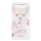 Custom photo dog pet shopping list