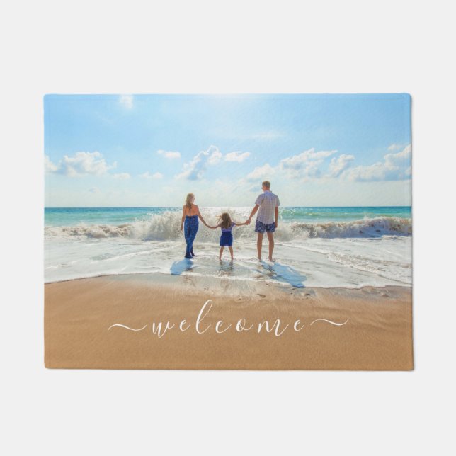 Custom Photo Doormat Personalized Your Design (Front)