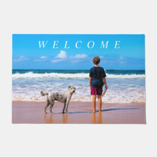 Custom Photo Doormat Your Favourite Photos Welcome