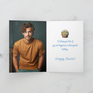 Custom Photo Easter Card