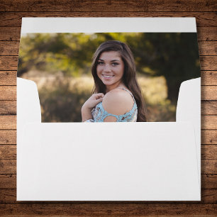 Custom Photo Elegant Personalized 5x7 Envelope