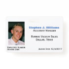 Custom Photo Employee Badge