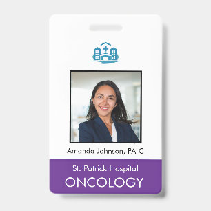 Custom Photo Employee Security ID Badge