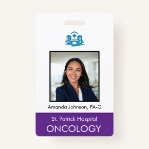 Custom Photo Employee Security ID Badge