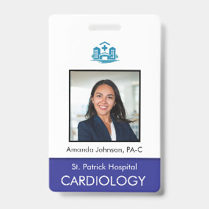 Custom Photo Employee Security ID Badge