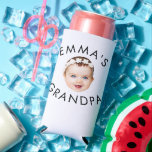 Custom Photo Face Mom Grandma Grandpa Birthday Seltzer Can Cooler<br><div class="desc">Custom Photo Face Gift For Mom Grandma Grandpa Birthday</div>