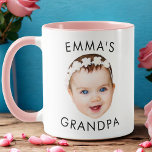 Custom Photo Face Mug Mom Grandma Grandpa Birthday<br><div class="desc">Custom Photo Face Mug Mom Grandma Grandpa Birthday</div>