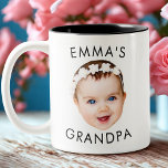 Custom Photo Face Mug Mom Grandma Grandpa Birthday<br><div class="desc">Custom Photo Face Mug Mom Grandma Grandpa Birthday</div>