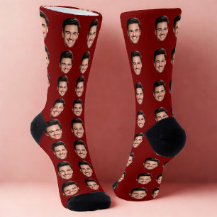 Custom Photo Face Socks, Funny Personalized Gift Socks