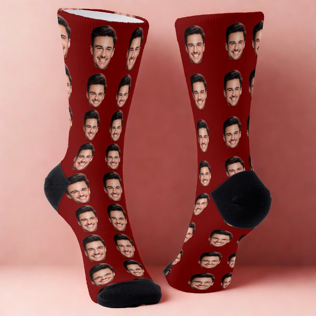 Custom Photo Face Socks, Funny Personalized Gift  Socks (Creator Uploaded)