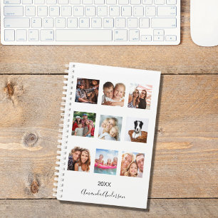 Custom photo family collage name signature 2027 planner