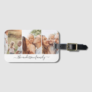 Custom Photo Family Luggage Tag