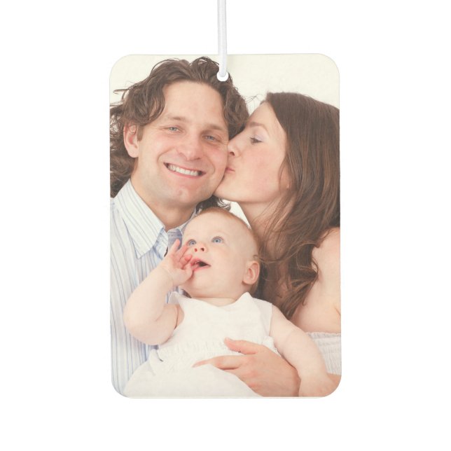 Custom Photo Family or Friends Personalized Air Freshener (Front)