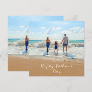 Custom Photo Father's Day Card Your Photo and Text