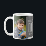 Custom Photo Father's Day Mug Grey<br><div class="desc">Customizable photo collage template world's best dad happy father's day mug in grey and white. A great personalized photo gift for dad.</div>